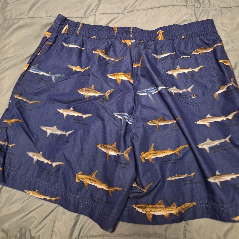 Ralph Lauren Polo Sports Mens Shark Board Shorts/ Swim Trunks.  Size L - Picture 3 of 6